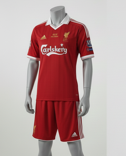liverpool home jersey of red color and good quality